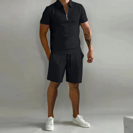 Malcom® | Ensemble d'été polo et short de luxe