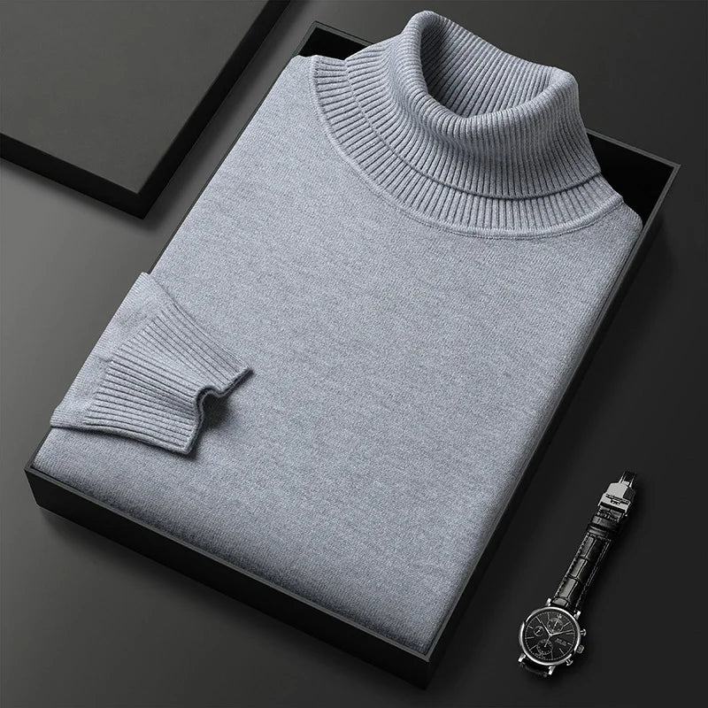 Edgardo® | Pull à col roulé en cachemire de luxe