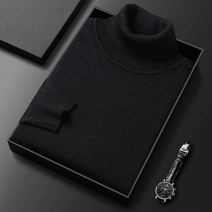 Edgardo® | Pull à col roulé en cachemire de luxe