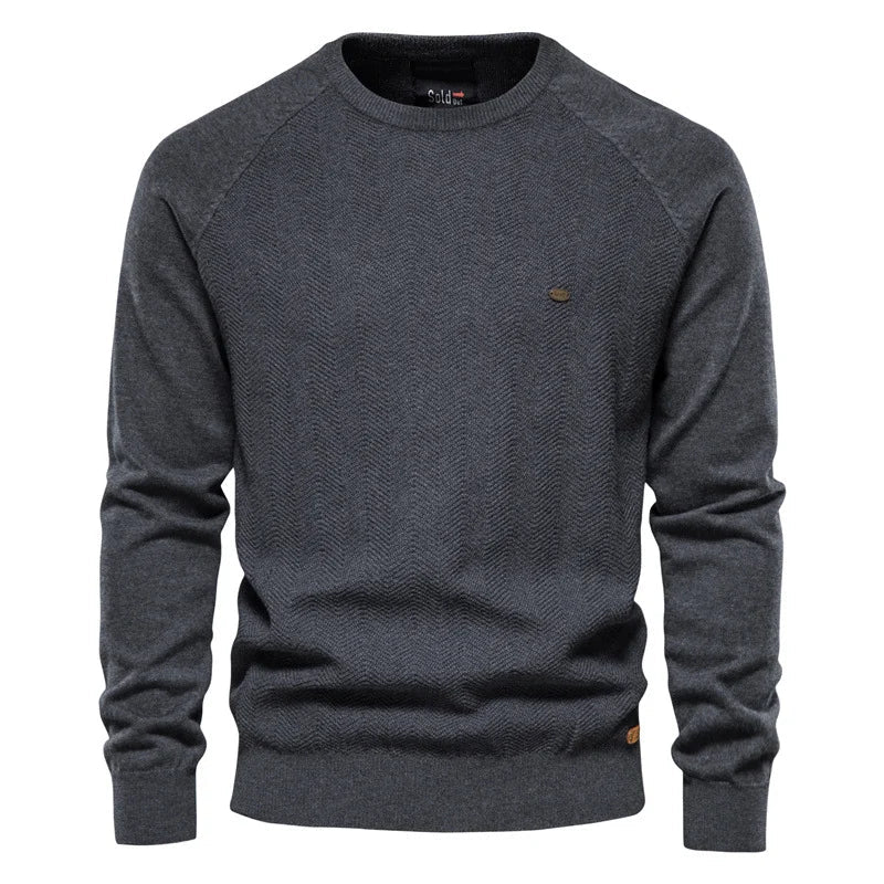Edmundo® | Pull ras du cou de luxe