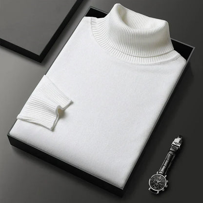Edgardo® | Pull à col roulé en cachemire de luxe