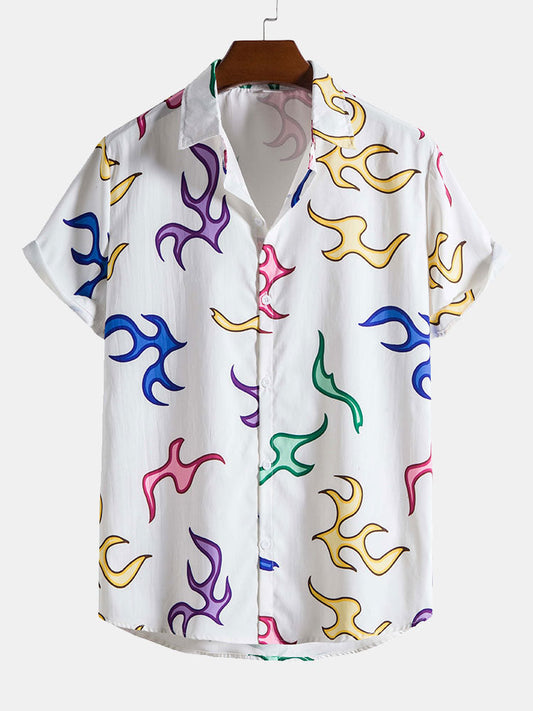 Asaël® | Chemise à imprimé abstrait