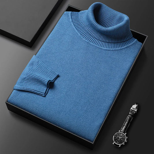 Edgardo® | Pull à col roulé en cachemire de luxe