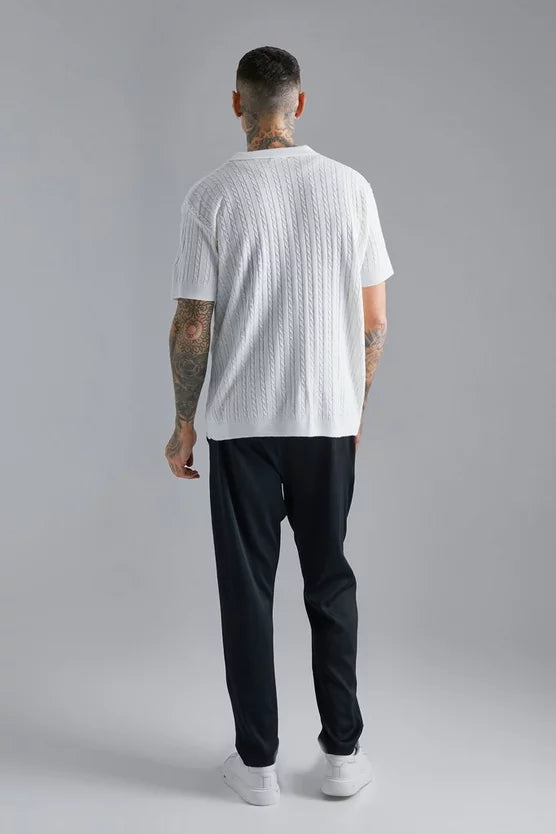 Yago® | Chemise surdimensionnée en tricot torsadé