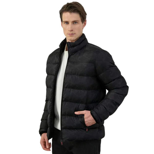 Kai® | Veste d'hiver tendance noire pour hommes