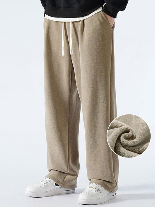 Ballard® | Pantalon coupe ample en polaire à jambe droite