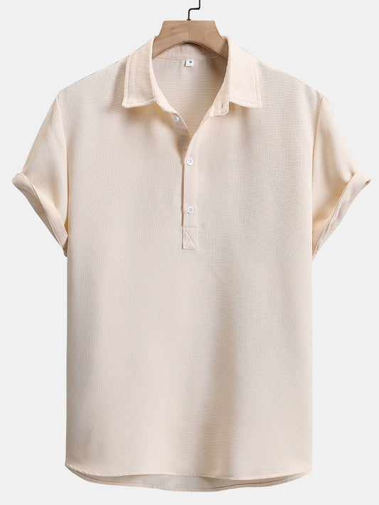 Astarté® | Chemise à col polo gaufré