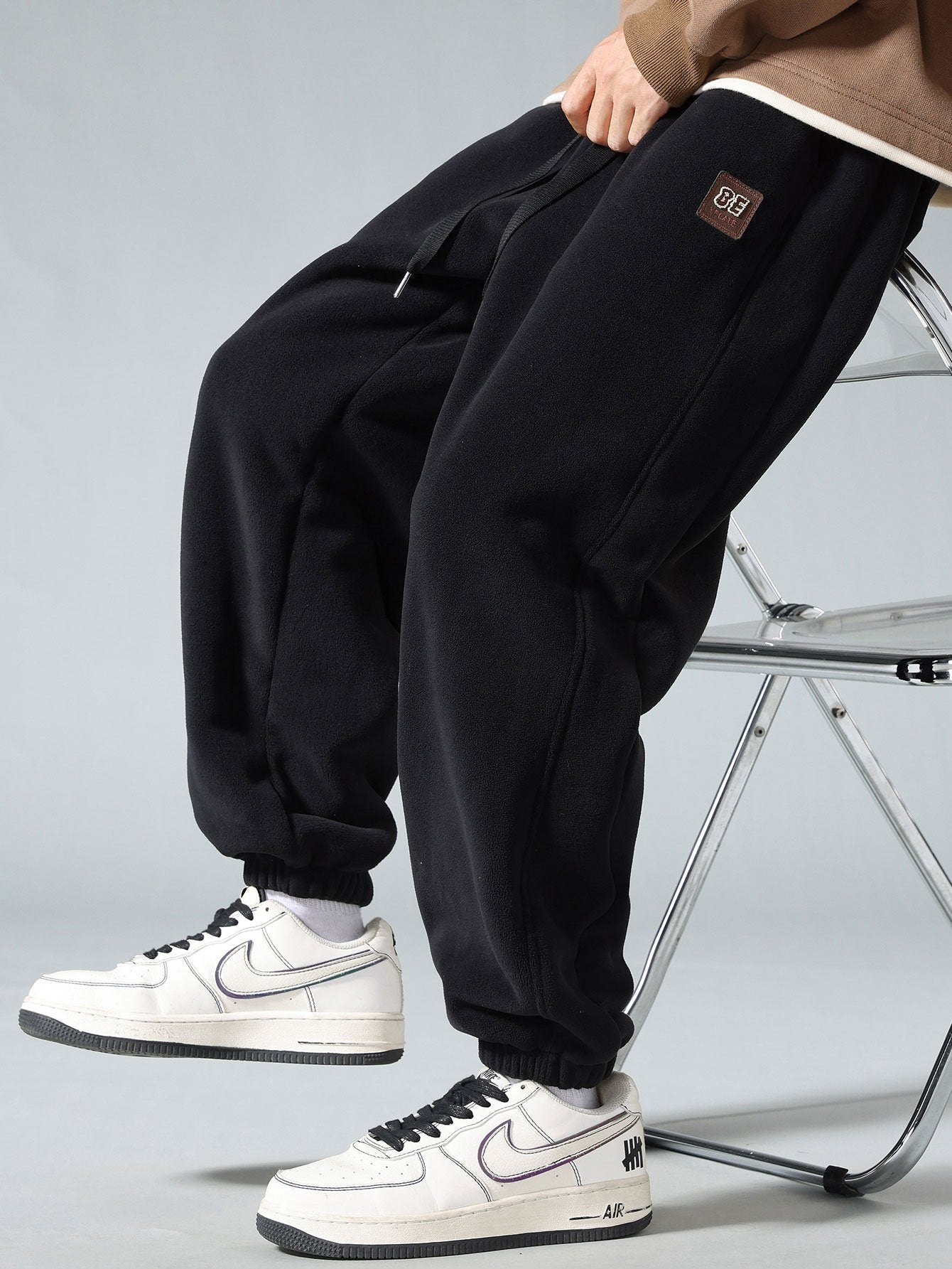 Ayron® | Pantalon de jogging en polaire doublé Teddy