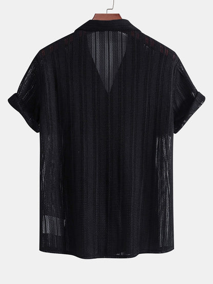 Atsu® | Chemise cubaine texturée