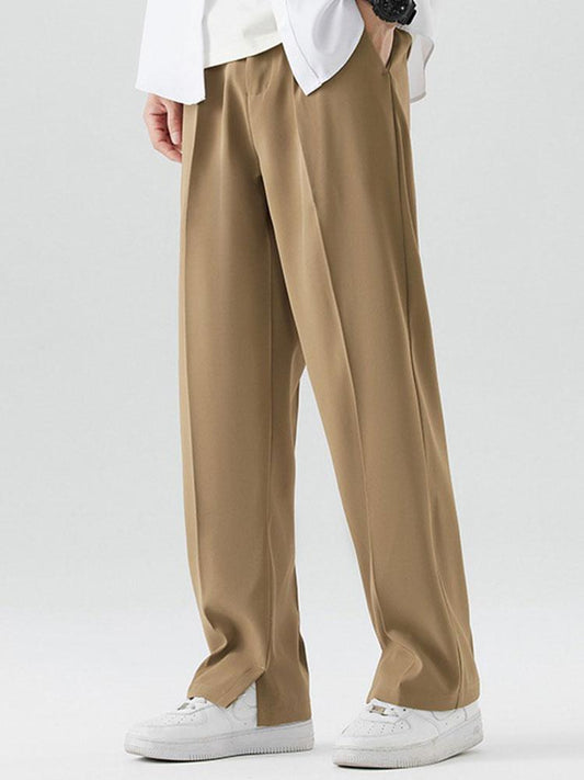 Baladeva® | Pantalon plissé à ourlet fendu