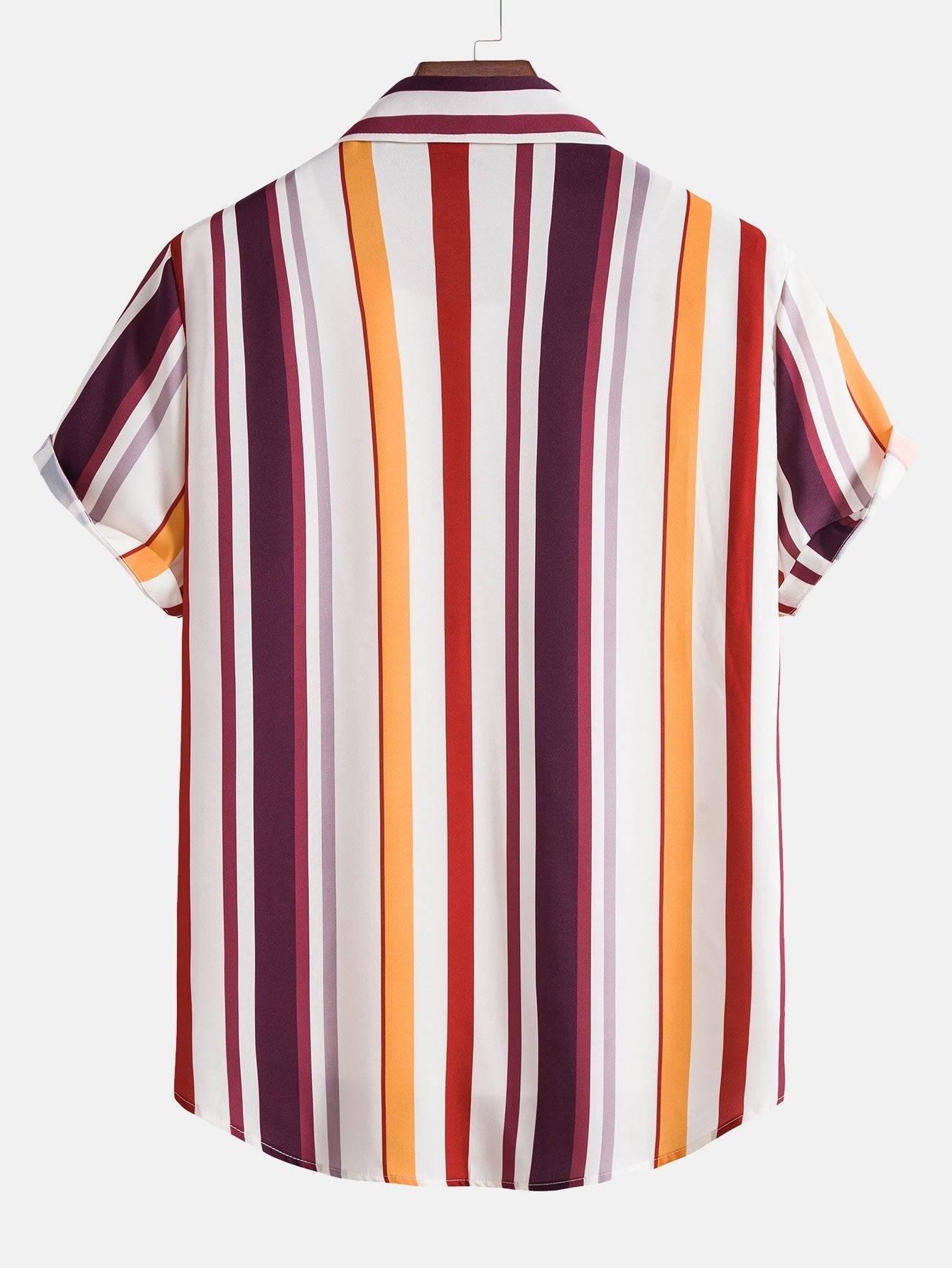 Asher® | Chemise boutonnée à rayures colorées