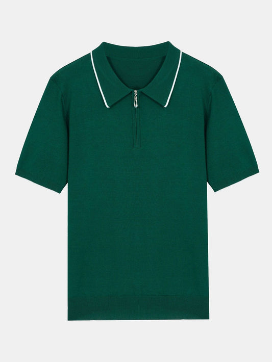 Diotrèphes® | Polo pull zippé uni