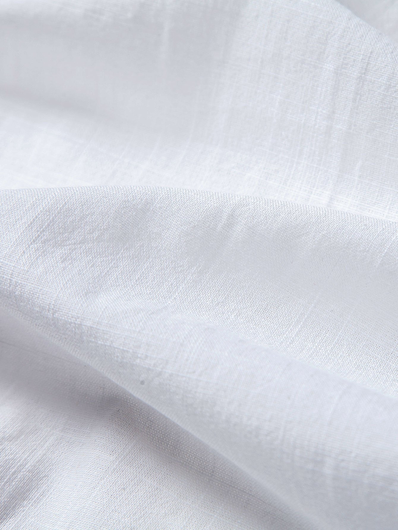 Aslan® | Chemise boutonnée en coton aspect lin imprimé coeur smiley