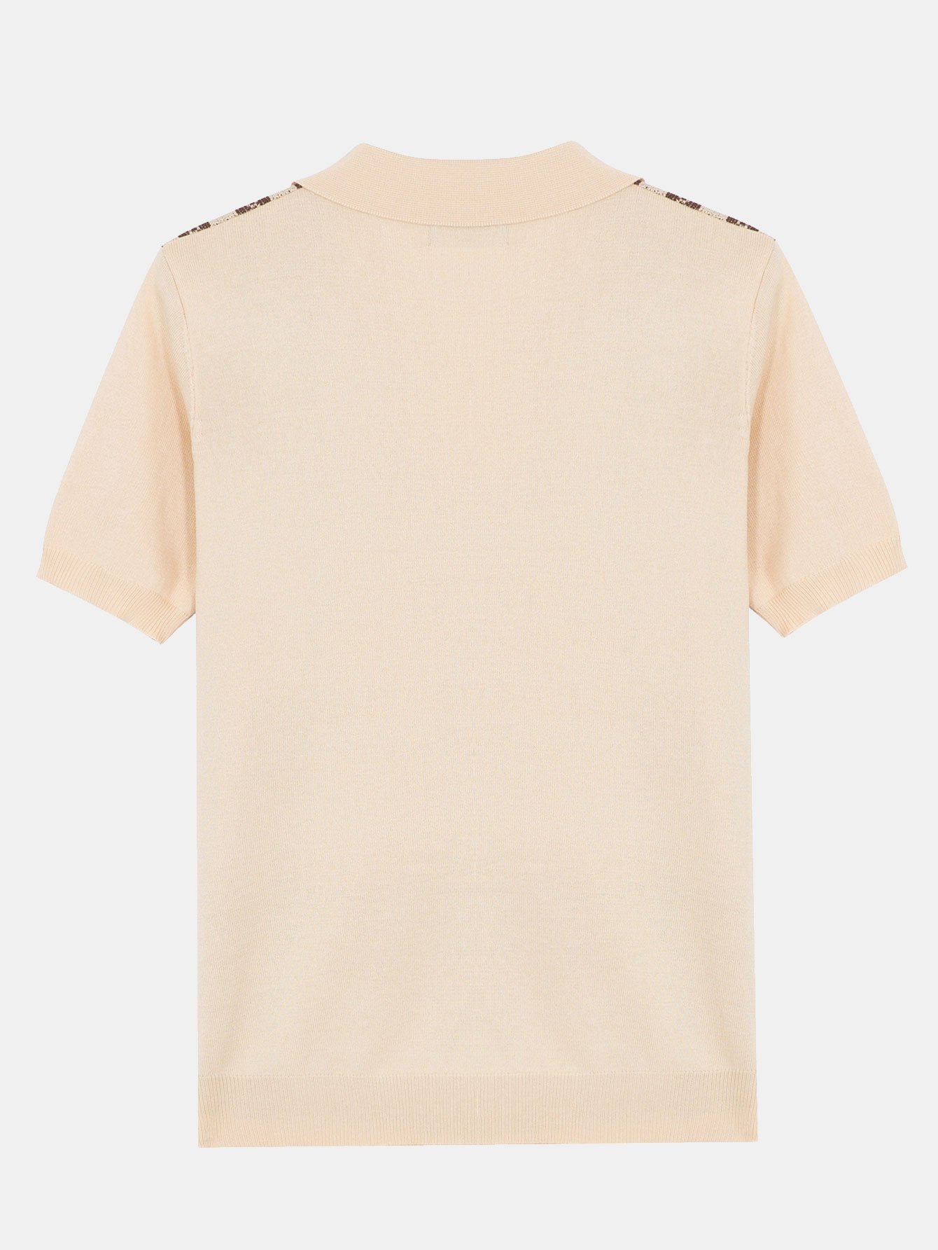 Cuno® | Polo pull rayé à manches courtes