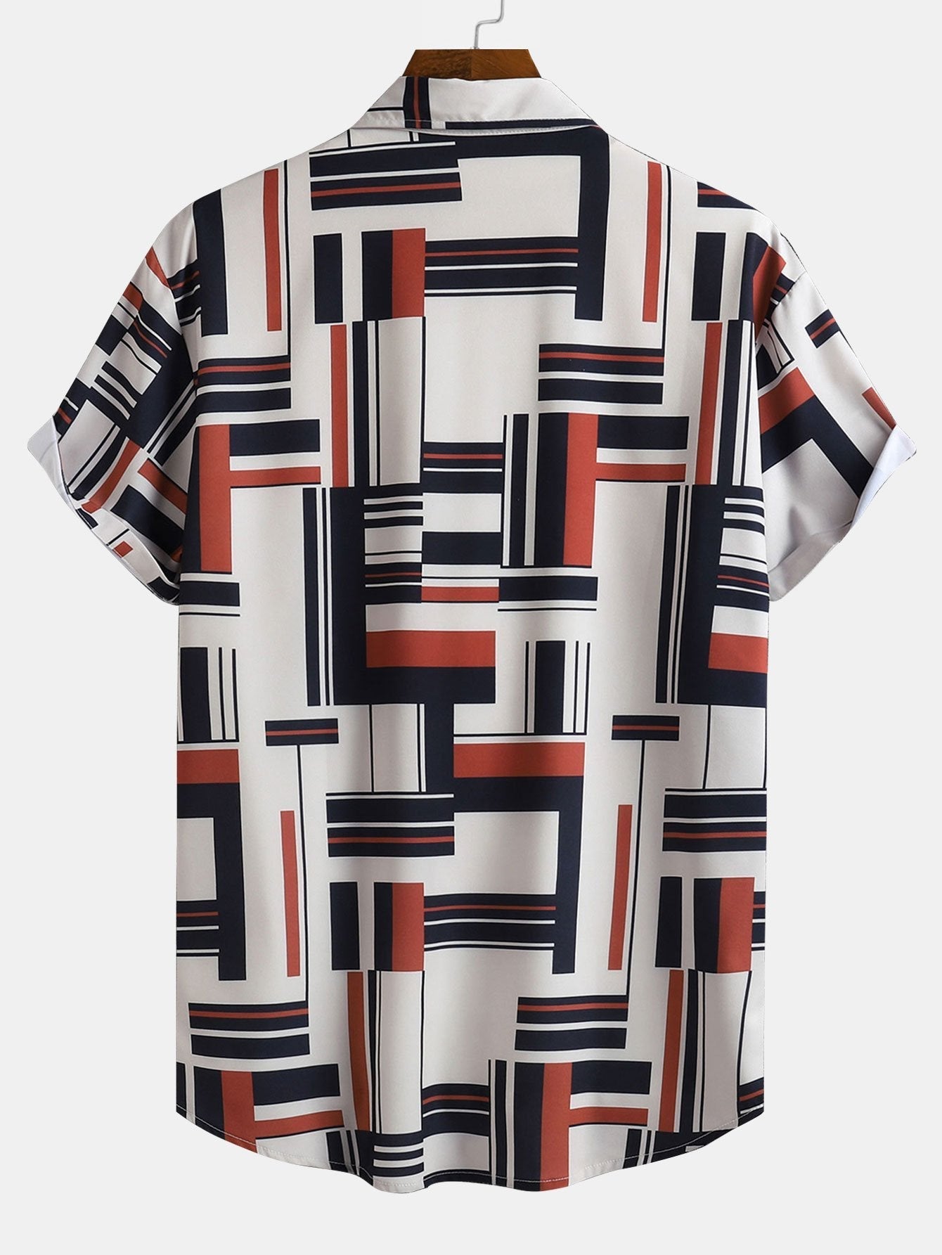 Atilio® | Chemise boutonnée à imprimé géométrique