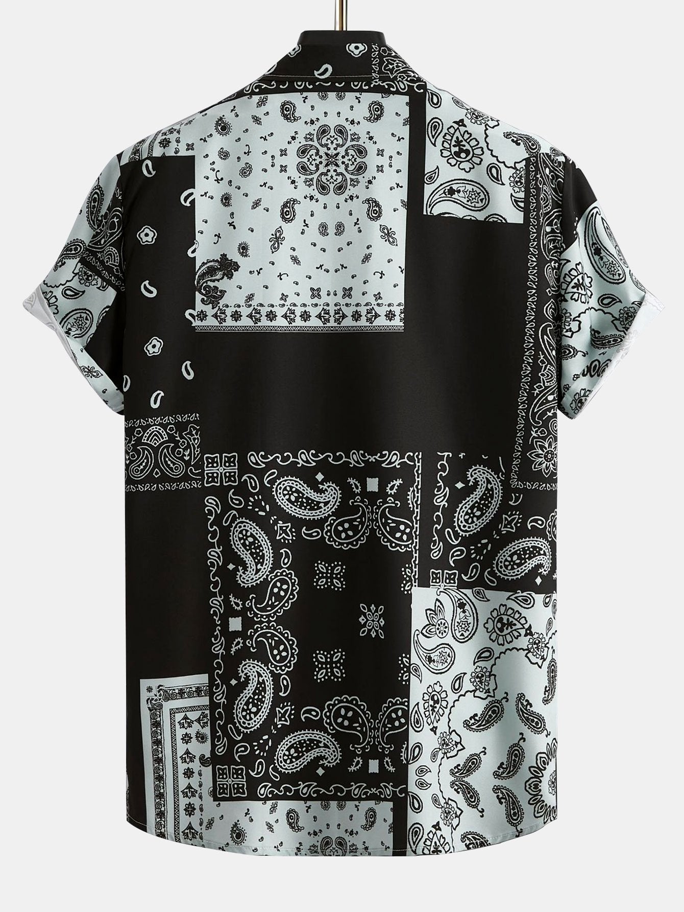 Astério® | Chemise à imprimé patchwork Paisley, motif aléatoire