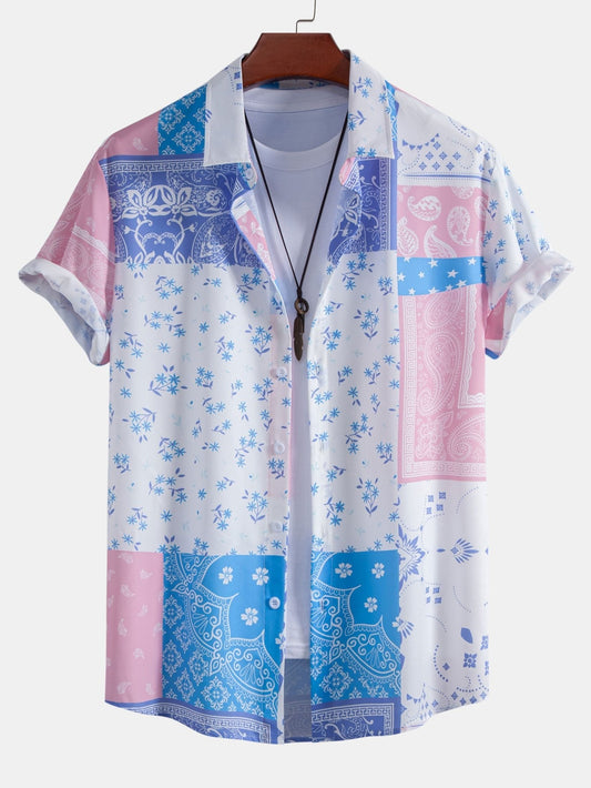 Aston® | Chemise boutonnée à imprimé floral cachemire
