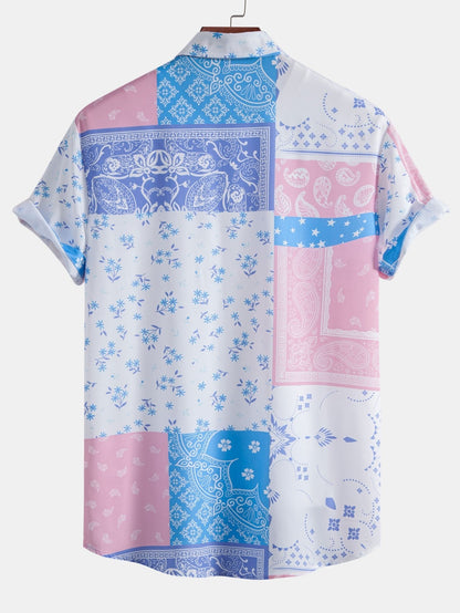 Aston® | Chemise boutonnée à imprimé floral cachemire