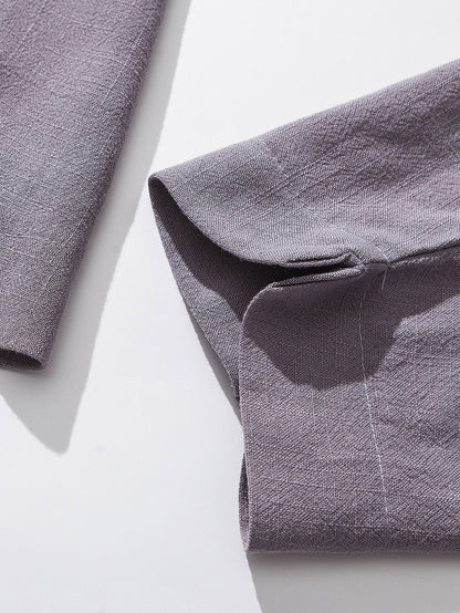 Barde® | Pantalon sarouel en lin et coton mélangés coupe décontractée avec ceinture amovible