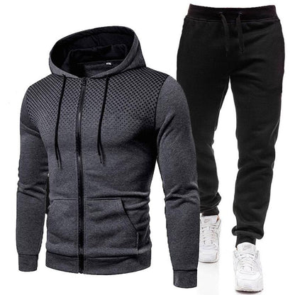 Dustin® | Ensemble de survêtement composé d'un pantalon et d'une veste avec fermeture éclair