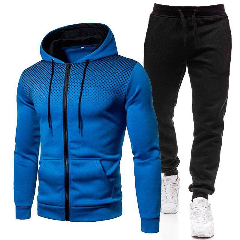 Dustin® | Ensemble de survêtement composé d'un pantalon et d'une veste avec fermeture éclair