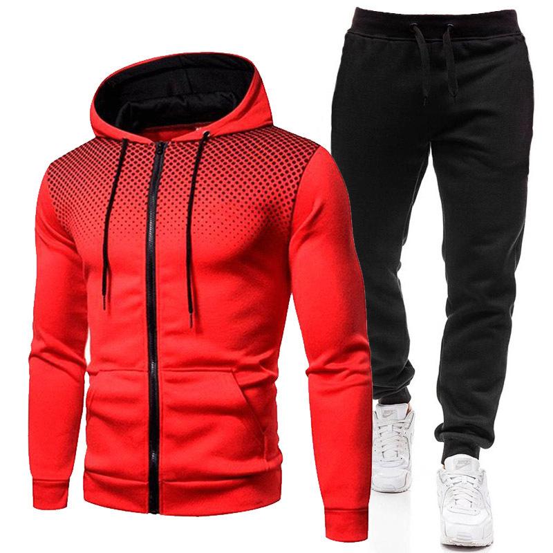 Dustin® | Ensemble de survêtement composé d'un pantalon et d'une veste avec fermeture éclair