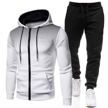 Dustin® | Ensemble de survêtement composé d'un pantalon et d'une veste avec fermeture éclair