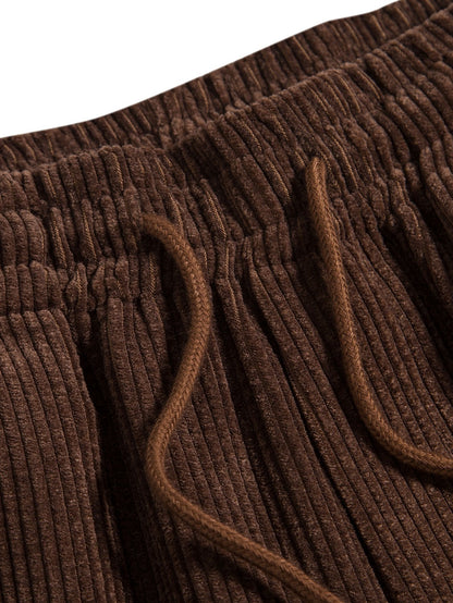 Balliol® | Pantalon de jogging en velours côtelé avec cordon de serrage