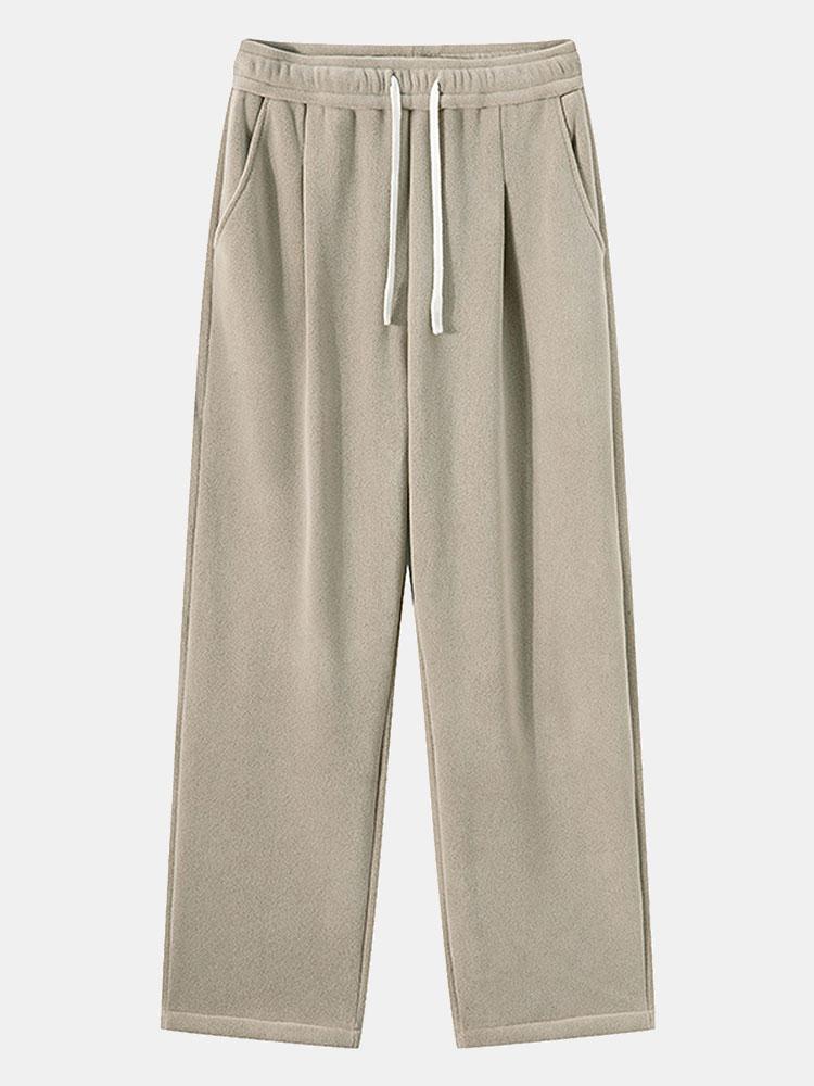 Ballard® | Pantalon coupe ample en polaire à jambe droite