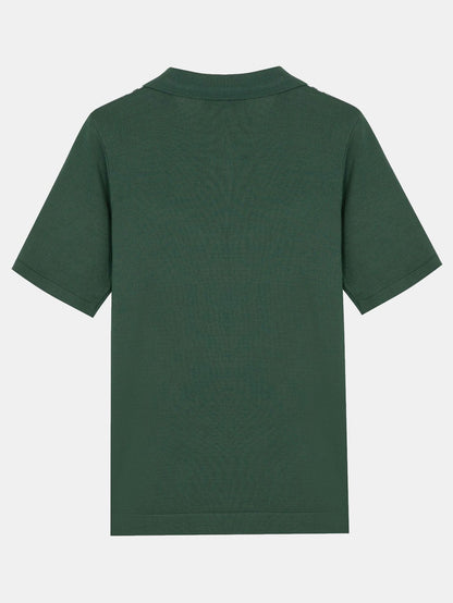 Cruz® | Polo pull à manches courtes et cadre rayé