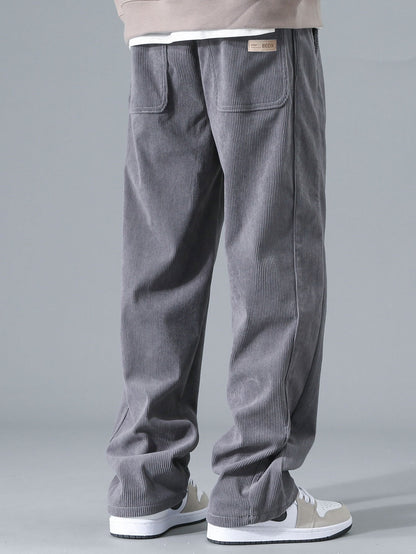 Aubine® | Pantalon droit en velours côtelé