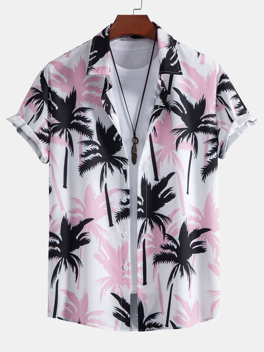 Attilio® | Chemise boutonnée à imprimé palmier