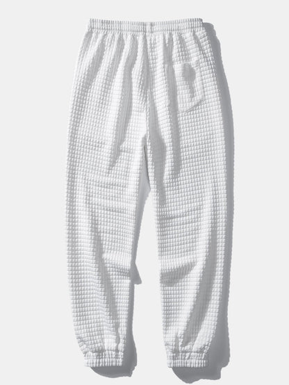 Baako® | Pantalon de jogging gaufré à cordon de serrage