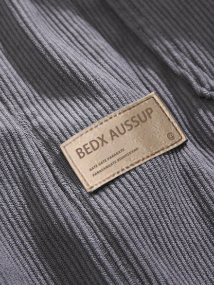 Aubine® | Pantalon droit en velours côtelé