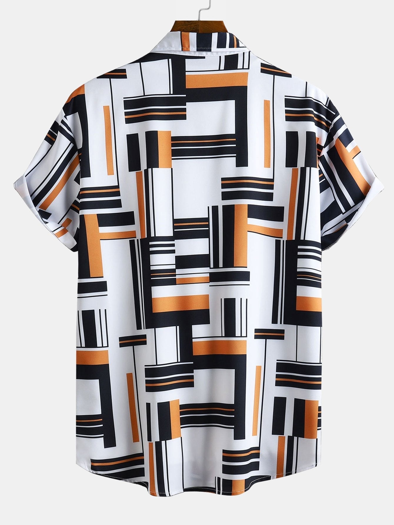 Atilio® | Chemise boutonnée à imprimé géométrique