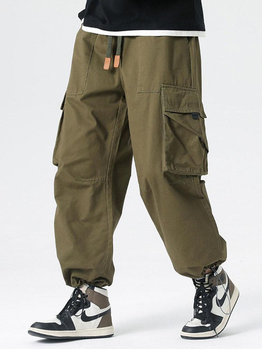 Bandon® | Pantalon cargo parachute avec poignets à cordon élastique