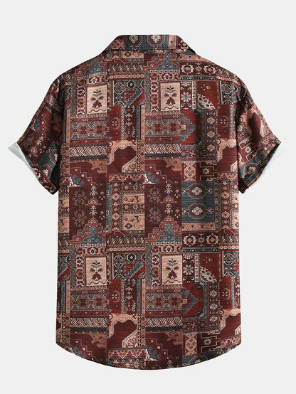 Atman® | Chemise boutonnée à imprimé tribal