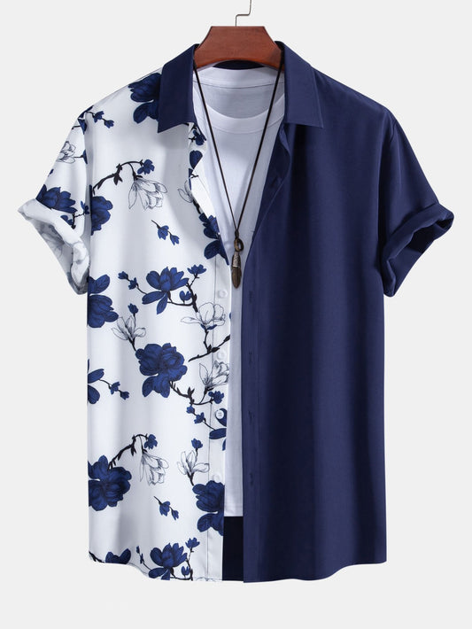 Ataulf® | Chemise boutonnée à imprimé patchwork floral