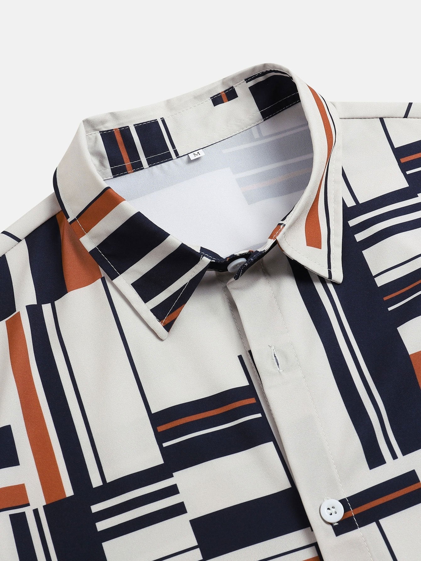 Atilio® | Chemise boutonnée à imprimé géométrique