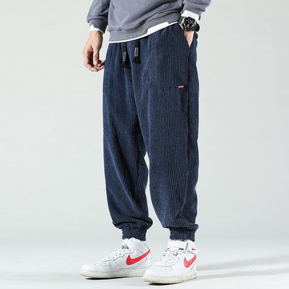 Sion® | Pantalon d'été classique en velours côtelé pour homme