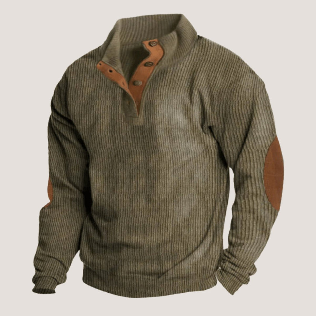 Jourdain® | Pull décontracté en velours côtelé chaud pour hommes