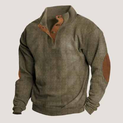 Jourdain® | Pull décontracté en velours côtelé chaud pour hommes