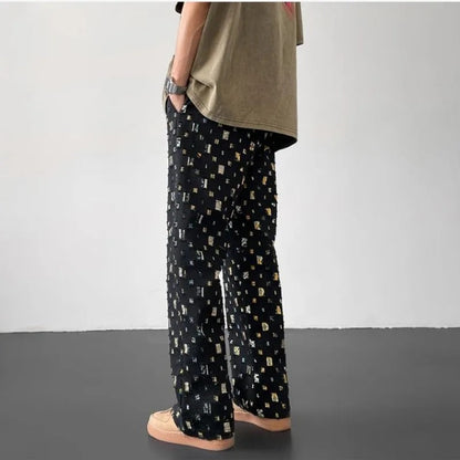 Zacchary® | Pantalon à imprimé artistique