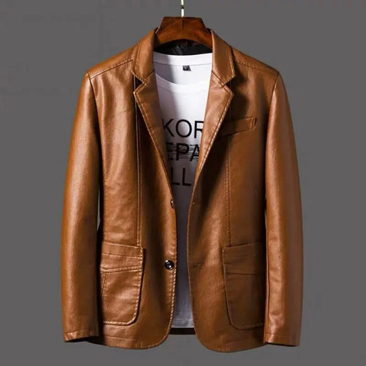Gower® | Veste en cuir chaude et élégante pour hommes
