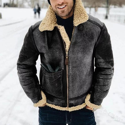 Éphraïm® | Veste en cuir polaire épais