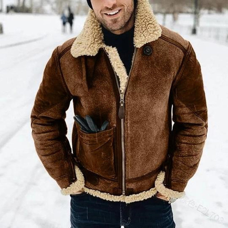 Éphraïm® | Veste en cuir polaire épais