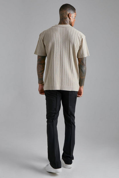 Yago® | Chemise surdimensionnée en tricot torsadé