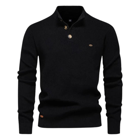 Kahlo® | Pull décontracté chaud avec boutons pour hommes